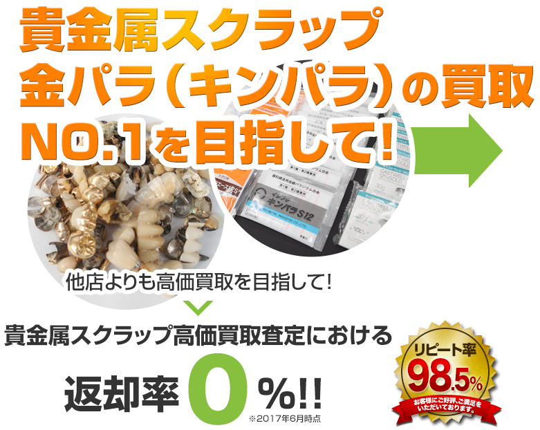 金パラ・歯科用金属の買取は、手数料業界最安値の金パラ本舗。歯科用 ...